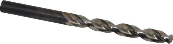 Guhring - Letter W 130° Cobalt Jobber Drill - Bright Finish, Right Hand Cut, Parabolic Flute, Straight Shank, 5-1/4" OAL, Standard Point - Industrial Tool & Supply