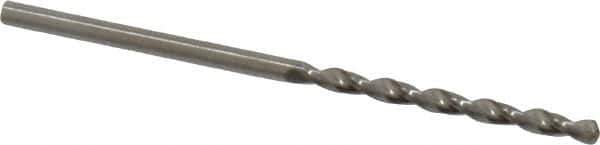 Guhring - 2.2mm 130° Cobalt Jobber Drill - Bright Finish, Right Hand Cut, Parabolic Flute, Straight Shank, 2-3/32" OAL, Standard Point - Industrial Tool & Supply
