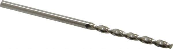 Guhring - 2.25mm 130° Cobalt Jobber Drill - Bright Finish, Right Hand Cut, Parabolic Flute, Straight Shank, 2-3/32" OAL, Standard Point - Industrial Tool & Supply