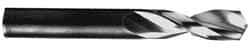 Guhring - #47 130° Parabolic Flute High Speed Steel Screw Machine Drill Bit - Bright Finish, Left Hand Cut, 0.472" Flute Length, 1.496" OAL, Standard Point, Straight Shank - Industrial Tool & Supply