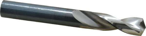 Guhring - 31/64" 130° Parabolic Flute High Speed Steel Screw Machine Drill Bit - Bright Finish, Right Hand Cut, 2" Flute Length, 4-1/32" OAL, Standard Point, Straight Shank - Industrial Tool & Supply
