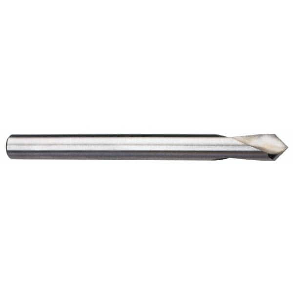 Interstate - 1" Body Diam, 120°, 8" OAL, High Speed Steel Spotting Drill - Industrial Tool & Supply