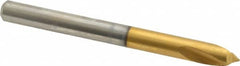 Guhring - 1/4" Body Diam, 90°, 70mm OAL, High Speed Steel Spotting Drill - Industrial Tool & Supply
