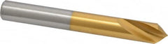Guhring - 1/2" Body Diam, 90°, 102mm OAL, High Speed Steel Spotting Drill - Industrial Tool & Supply