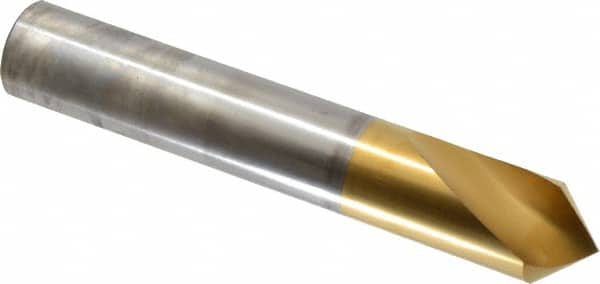 Guhring - 1" Body Diam, 90°, 156mm OAL, High Speed Steel Spotting Drill - Industrial Tool & Supply