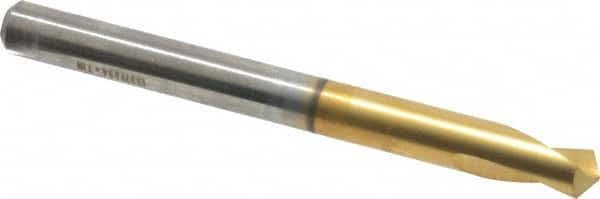 Guhring - 1/4" Body Diam, 120°, 70mm OAL, High Speed Steel Spotting Drill - Industrial Tool & Supply