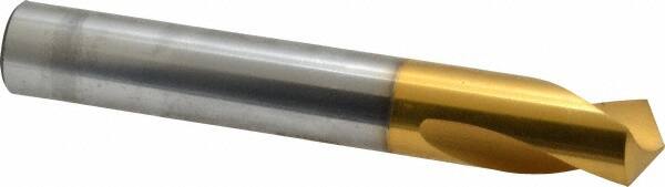 Guhring - 3/4" Body Diam, 120°, 131mm OAL, High Speed Steel Spotting Drill - Industrial Tool & Supply