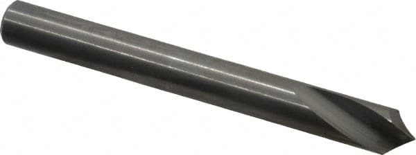 Guhring - 3/8" Body Diam, 90°, 89mm OAL, Solid Carbide Spotting Drill - Industrial Tool & Supply