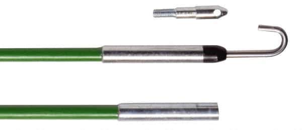 Greenlee - 144" Long Retrieving Tool - 200 Lb Max Pull, 72" Collapsed Length, Fiberglass - Industrial Tool & Supply