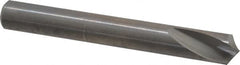 Guhring - 1/2" Body Diam, 120°, 102mm OAL, Solid Carbide Spotting Drill - Industrial Tool & Supply