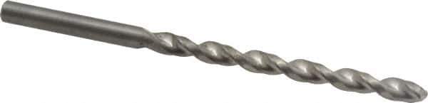 Guhring - #10 130° Solid Carbide Jobber Drill - Bright Finish, Right Hand Cut, Parabolic Flute, Straight Shank, 3-5/8" OAL, Standard Point - Industrial Tool & Supply