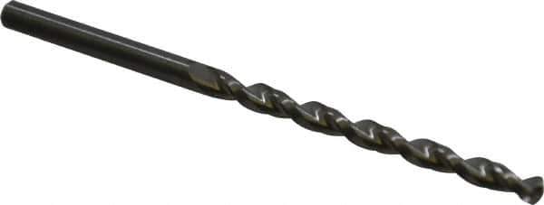 Guhring - #25 130° Solid Carbide Jobber Drill - Bright Finish, Right Hand Cut, Parabolic Flute, Straight Shank, 76.2mm OAL, Standard Point - Industrial Tool & Supply