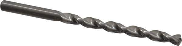 Guhring - Letter D 130° Solid Carbide Jobber Drill - Bright Finish, Right Hand Cut, Parabolic Flute, Straight Shank, 101.6mm OAL, Standard Point - Industrial Tool & Supply