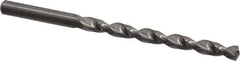 Guhring - Letter D 130° Solid Carbide Jobber Drill - Bright Finish, Right Hand Cut, Parabolic Flute, Straight Shank, 101.6mm OAL, Standard Point - Industrial Tool & Supply