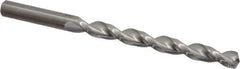 Guhring - Letter Q 130° Solid Carbide Jobber Drill - Bright Finish, Right Hand Cut, Parabolic Flute, Straight Shank, 120.65mm OAL, Standard Point - Industrial Tool & Supply