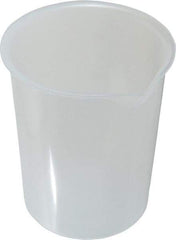 Bel-Art - 600 ml Polypropylene Graduated Beaker - 100 ml Graduation, 4-19/64" Diam x 5" High - Industrial Tool & Supply