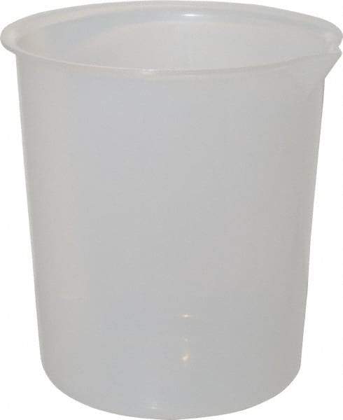 Bel-Art - 4,000 ml Polypropylene Graduated Beaker - 1,000 ml Graduation, 8-29/64" Diam x 9-5/64" High - Industrial Tool & Supply