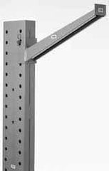 Made in USA - 18 Inches Long, Series 2K Incline Arm - Without Lip, 1,500 Lb. Load Limit - Industrial Tool & Supply