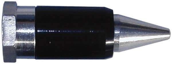 Coilhose Pneumatics - Blow Gun Safety High Flow Nozzle - 1/2-27 UNS, 2" Long, Aluminum - Industrial Tool & Supply