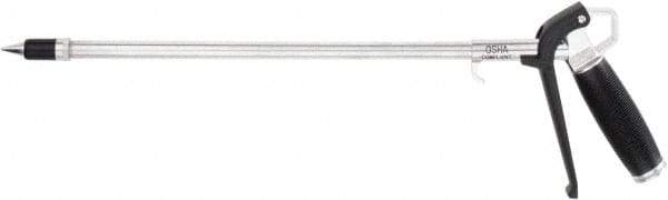 Coilhose Pneumatics - 150 Max psi High Force Aluminum Tip Pistol Grip Blow Gun - 1/4 NPT, 12" Tube Length, Aluminum - Industrial Tool & Supply