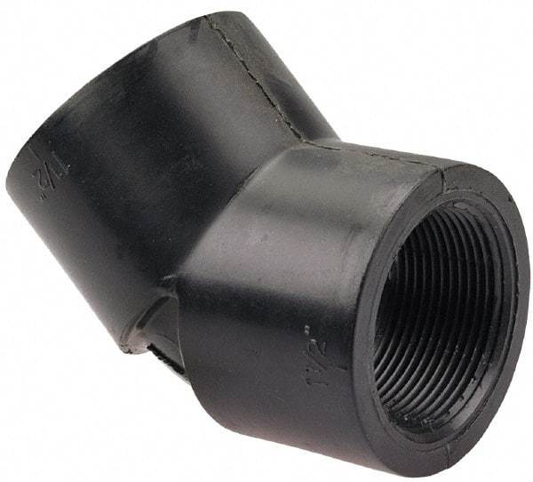 NIBCO - 1" Polypropylene Plastic Pipe Fitting - FPT x FPT End Connections - Industrial Tool & Supply
