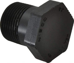 NIBCO - 3/4" Polypropylene Plastic Pipe Threaded Plug - Schedule 80, MPT End Connections - Industrial Tool & Supply