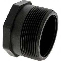 NIBCO - 4" Polypropylene Plastic Pipe Threaded Plug - Schedule 80, MPT End Connections - Industrial Tool & Supply