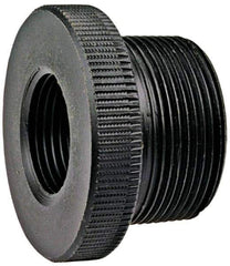NIBCO - 1-1/4 x 1" Polypropylene Plastic Pipe Flush Reducer Bushing - Schedule 80, MPT x FPT End Connections - Industrial Tool & Supply