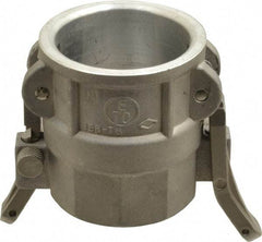 EVER-TITE Coupling Products - 2" Aluminum Cam & Groove Suction & Discharge Hose Female Coupler Female NPT Thread - Part D, 2" Lock-On Thread, 250 Max psi - Industrial Tool & Supply