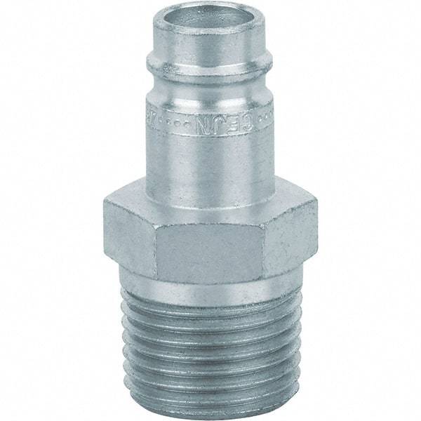 Dynabrade - 1/2 Male NPT Pneumatic Hose Plug - Steel, 1/2" Body Diam - Industrial Tool & Supply