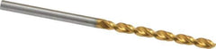 Guhring - 2.8mm 130° Cobalt Jobber Drill - TiN Finish, Right Hand Cut, Parabolic Flute, Straight Shank, 2-13/32" OAL, Standard Point - Industrial Tool & Supply