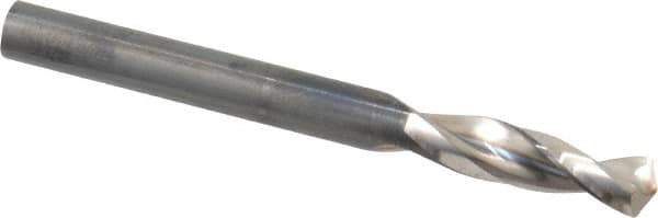 Guhring - 6mm 130° Parabolic Flute High Speed Steel Screw Machine Drill Bit - Bright Finish, Right Hand Cut, 28mm Flute Length, 66mm OAL, Standard Point, Straight Shank - Industrial Tool & Supply