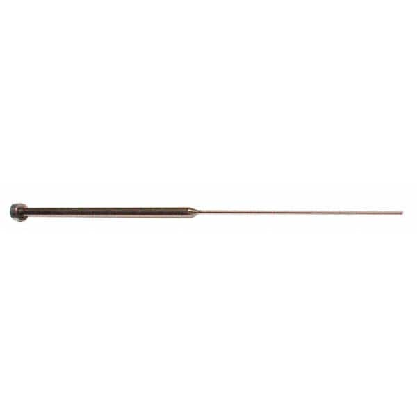 Gibraltar - 3/64" Pin Diam, 1/4" Head Diam x 1/8" Head Height, 14" OAL, Shoulder Ejector Pin - Industrial Tool & Supply