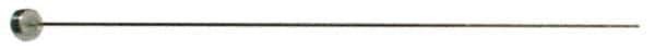 Gibraltar - 1" Pin Diam, 1-1/4" Head Diam x 1/4" Head Height, 25" OAL, Straight Ejector Pin - Steel - Industrial Tool & Supply