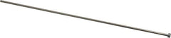 Gibraltar - 1/8" Pin Diam, 1/4" Head Diam x 1/8" Head Height, 10" OAL, Straight Ejector Pin - Steel, 9-7/8" Pin Length - Industrial Tool & Supply