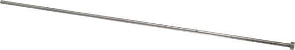 Gibraltar - 1/8" Pin Diam, 1/4" Head Diam x 1/8" Head Height, 10" OAL, Straight/Oversize Ejector Pin - Steel, 9-7/8" Pin Length - Industrial Tool & Supply