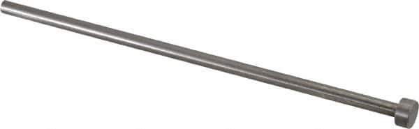 Gibraltar - 3/16" Pin Diam, 3/8" Head Diam x 3/16" Head Height, 6" OAL, Straight Ejector Pin - Steel, 5-13/16" Pin Length - Industrial Tool & Supply