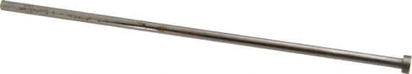 Gibraltar - 1/4" Pin Diam, 7/16" Head Diam x 3/16" Head Height, 10" OAL, Straight Ejector Pin - Steel, 9-13/16" Pin Length - Industrial Tool & Supply