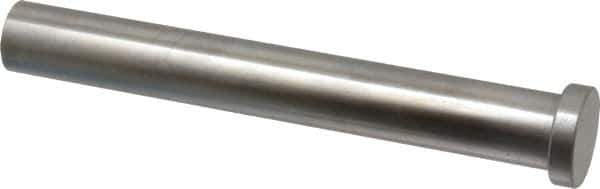 Gibraltar - 3/4" Pin Diam, 1" Head Diam x 1/4" Head Height, 6" OAL, Straight Ejector Pin - Steel, 5-3/4" Pin Length - Industrial Tool & Supply