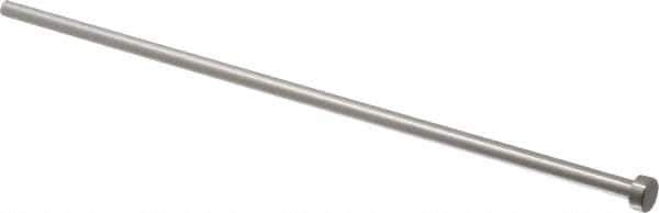 Gibraltar - 1/4" Pin Diam, 7/16" Head Diam x 3/16" Head Height, 10" OAL, Soft Core Pin - Steel, 9-13/16" Pin Length - Industrial Tool & Supply