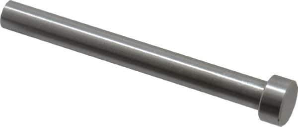 Gibraltar - 5/16" Pin Diam, 1/2" Head Diam x 1/4" Head Height, 3" OAL, Hard Core Pin - Steel, 2-3/4" Pin Length - Industrial Tool & Supply