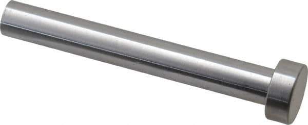 Gibraltar - 3/8" Pin Diam, 5/8" Head Diam x 1/4" Head Height, 3" OAL, Hard Core Pin - Steel, 2-3/4" Pin Length - Industrial Tool & Supply