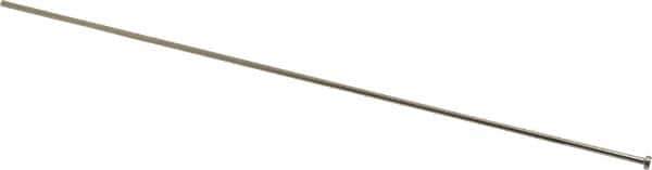 Gibraltar - 2.5mm Pin Diam, 5mm Head Diam x 2mm Head Height, 250mm OAL, Straight Ejector Pin - Steel, 248mm Pin Length - Industrial Tool & Supply