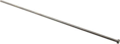 Gibraltar - 4.5mm Pin Diam, 8mm Head Diam x 3mm Head Height, 250mm OAL, Straight Ejector Pin - Steel, 247mm Pin Length - Industrial Tool & Supply