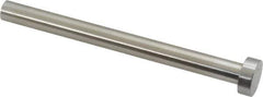 Gibraltar - 8mm Pin Diam, 14mm Head Diam x 5mm Head Height, 100mm OAL, Straight Ejector Pin - Steel, 95mm Pin Length - Industrial Tool & Supply