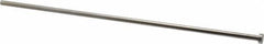 Gibraltar - 8mm Pin Diam, 14mm Head Diam x 5mm Head Height, 400mm OAL, Straight Ejector Pin - Steel, 395mm Pin Length - Industrial Tool & Supply