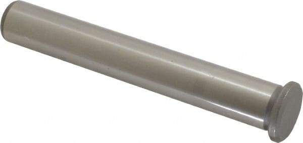 Gibraltar - 0.749" Pin Diam, 5-1/4" OAL, Steel, Die & Mold Leader Pin - 0.999" Head Diam x 3/16" Head Height, +0.0000/-0.0600 OAL Tolerance - Industrial Tool & Supply