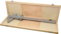 SPI - 0 to 12" Stainless Steel Vernier Caliper - 0.02mm Graduation, 2.95" Jaw Depth, 0.0015" Accuracy, Includes Depth, Inside Diameter, Outside Diameter, Step, Includes NIST Traceability Certificate - Industrial Tool & Supply