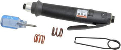 Ingersoll-Rand - 1/4" Bit Holder, 1,000 RPM, Inline Handle Air Screwdriver - 3 to 40 In/Lb Torque, 16 CFM - Industrial Tool & Supply