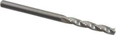 Guhring - 3mm 150° Solid Carbide Jobber Drill - Bright Finish, Right Hand Cut, Spiral Flute, Straight Shank, 46mm OAL, Standard Point - Industrial Tool & Supply
